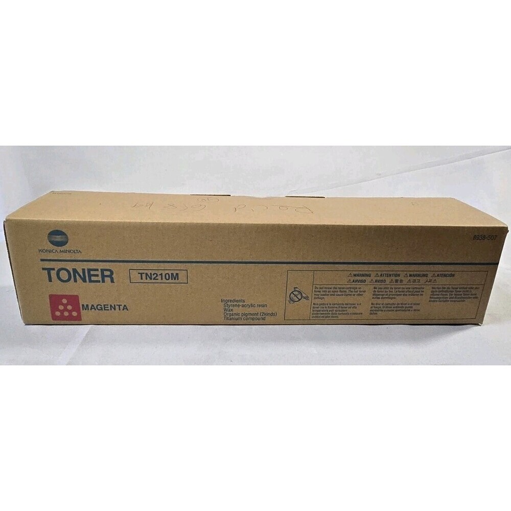 Konica Minolta TN210 8938-507 Magenta Toner Cartridge For Bizhub C250 C252 NEW